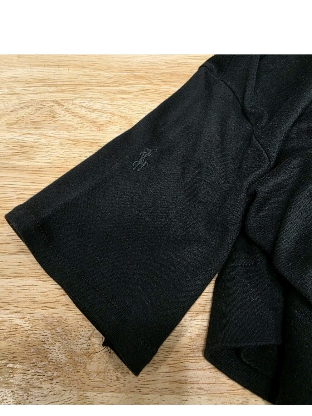 Ralph Lauren Black Logo Polo Buttoned Dress Women's Size S VTG - Picture 12 of 13